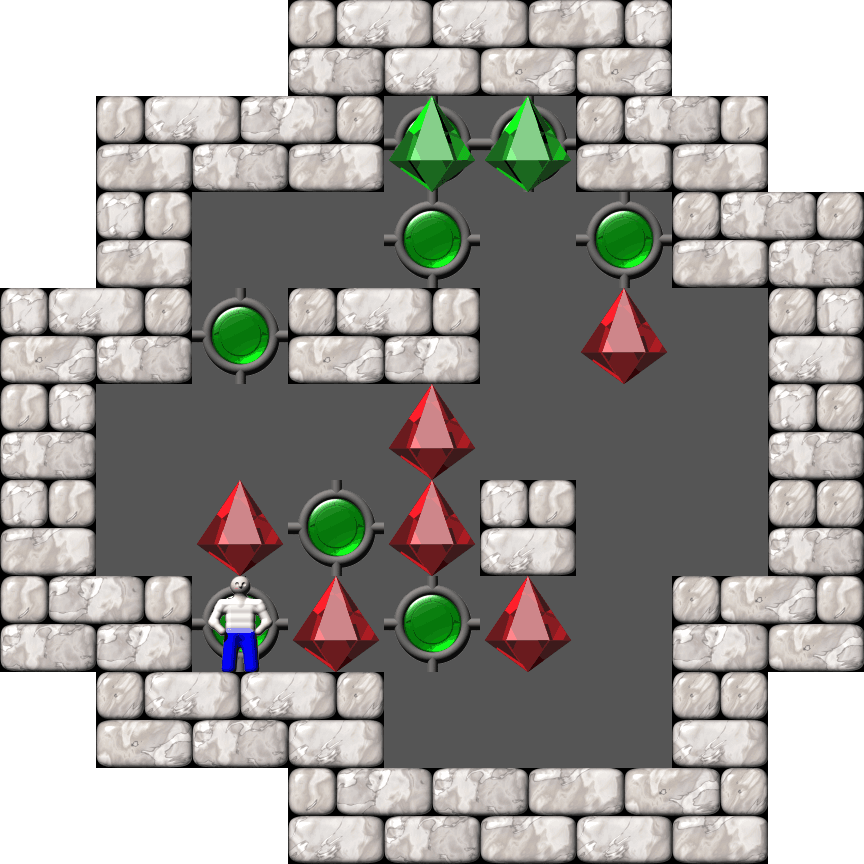 Sokoban Ionic Catalysts level 1173